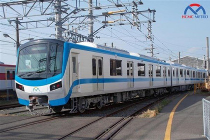 Đoàn tàu đầu tiên tuyến metro Bến Thành – Suối Tiên sắp về đến Tp. Hồ Chí Minh
