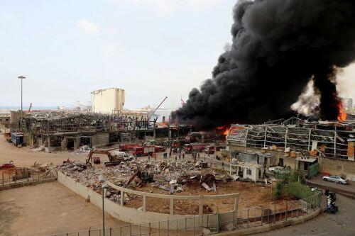 [Video] Hé lộ nguyên nhân bùng phát đám cháy ở cảng Beirut