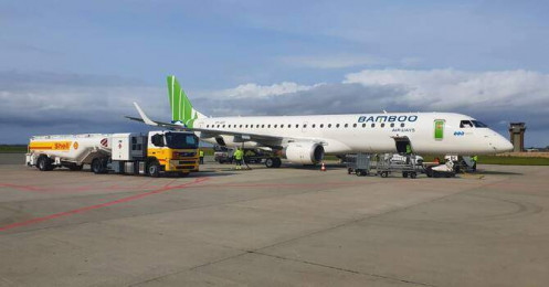 Bamboo Airways đón máy bay phản lực hiện đại Embraer E195, sẵn sàng bay thẳng Côn Đảo từ 29/9