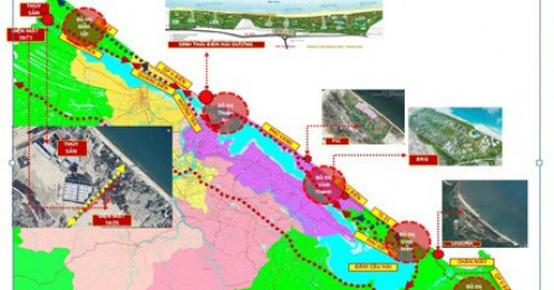 Gần 6.500 tỷ đồng xây dựng đường ven biển, cầu vượt cửa biển tại Huế