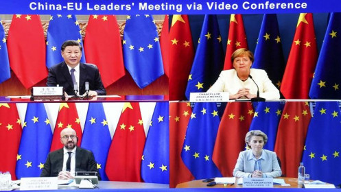 Thượng đỉnh EU-Trung Quốc: Không đạt được thỏa thuận chung, Châu Âu kêu gọi Trung Quốc tôn trọng luật pháp quốc tế ở Biển Đông