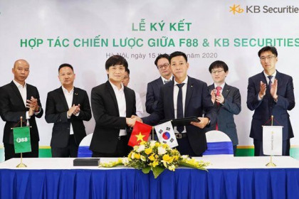 F88 bắt tay tập đoàn tài chính KB Hàn Quốc