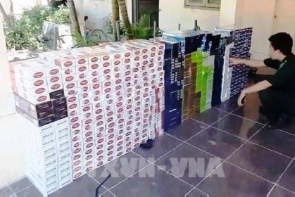 Tây Ninh bắt giữ vụ vận chuyển 7.500 bao thuốc lá ngoại nhập lậu
