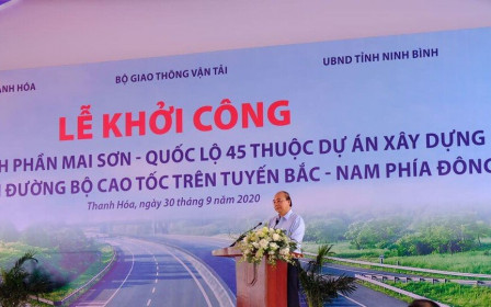 Thủ tướng dự lễ khởi đường cao tốc Bắc Nam đoạn qua Thanh Hóa