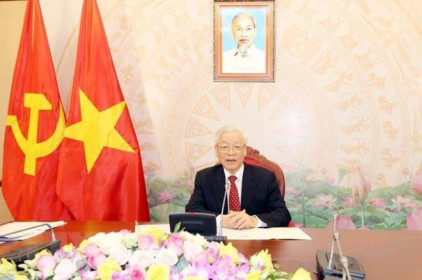 Tổng Bí thư, Chủ tịch nước Nguyễn Phú Trọng điện đàm với Chủ tịch Tập Cận Bình