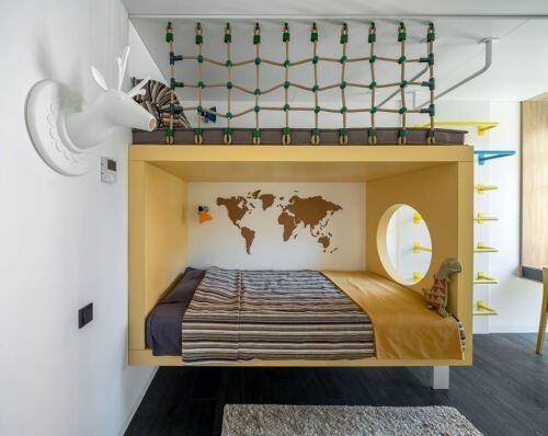 Những không gian phòng ngủ trẻ em rực rỡ sắc màu