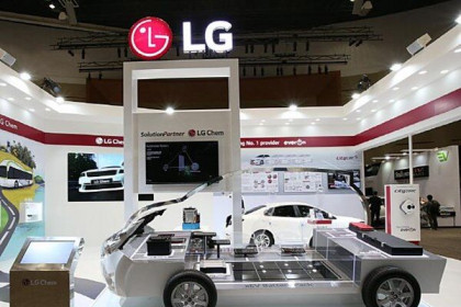 LG Chem dẫn đầu thị trường pin xe điện toàn cầu