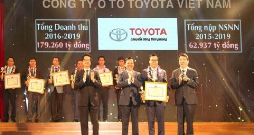 Đóng thuế nhiều, Toyota Việt Nam được vinh danh