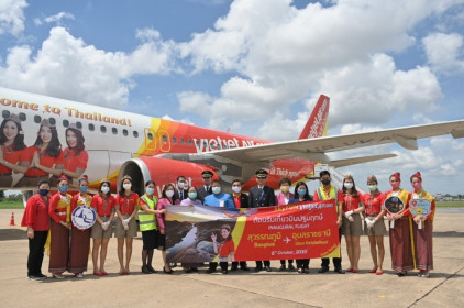 Vietjet mở đường bay Băng Cốc  - Ubon Ratchathani và khuyến mại lớn