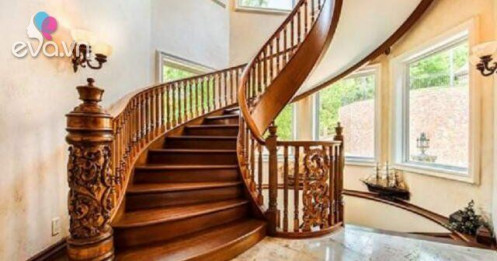 Mẫu cầu thang gỗ đẹp hiện đại, đơn giản làm nổi bật ngôi nhà