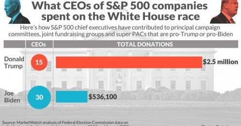CEO doanh nghiệp lớn nhất Mỹ đang đổ tiền giúp ông Donald Trump tranh cử Tổng thống