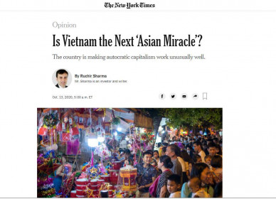 Thời báo New York: Kỳ tích châu Á tiếp theo là Việt Nam?