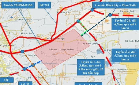 2 tuyến đường kết nối sân bay Long Thành đang được thực hiện ra sao?