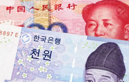 Trung Quốc-Hàn Quốc gia hạn thỏa thuận hoán đổi tiền tệ gần 60 tỷ USD