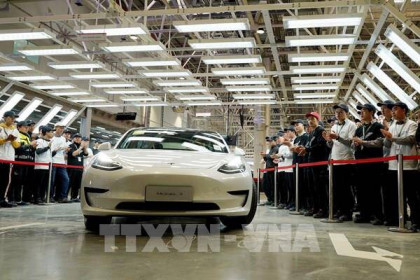 Tesla (Mỹ) sẽ xuất khẩu ô tô sản xuất tại Trung Quốc sang châu Âu