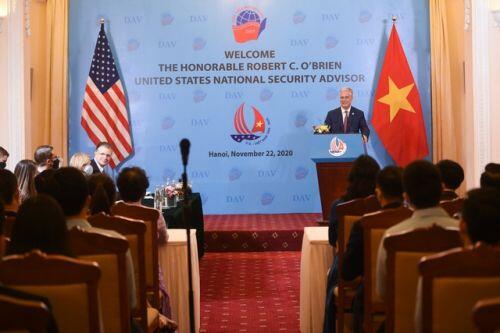 Cố vấn An ninh Mỹ: Mỹ luôn sẵn sàng giúp Việt Nam phát triển kinh tế