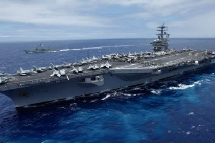 Tàu sân bay USS Nimitz Mỹ trở lại vùng Vịnh