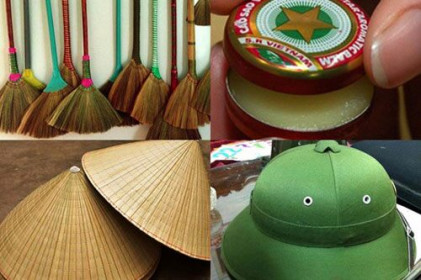 Cao sao vàng, chổi đót, nón lá Việt Nam đắt khách nơi xứ người