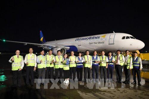 Vietravel Airlines đón tàu bay đầu tiên tại sân bay Tân Sơn Nhất