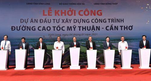Cao tốc Mỹ Thuận - Cần Thơ với tổng vốn đầu tư hơn 4.800 tỷ sẽ hoàn thành vào năm 2022