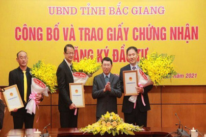 Bắc Giang đón 4 dự án FDI với gần 13.000 tỉ đồng vốn đầu tư