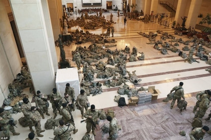 Bảo vệ lễ nhậm chức của ông Biden, gần 200 lính Vệ binh Quốc gia mắc COVID-19
