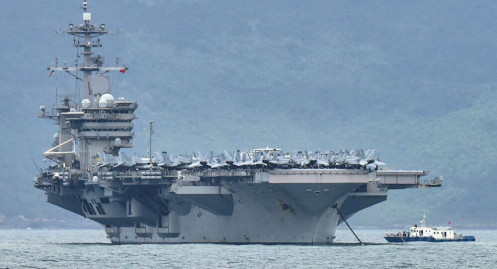 Tàu sân bay Mỹ vào Biển Đông ngay sau khi ông Biden nhậm chức