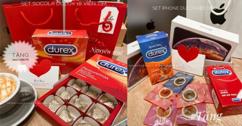 Chocolate hình bao cao su, iPhone “hút” khách dịp Valentine 2021