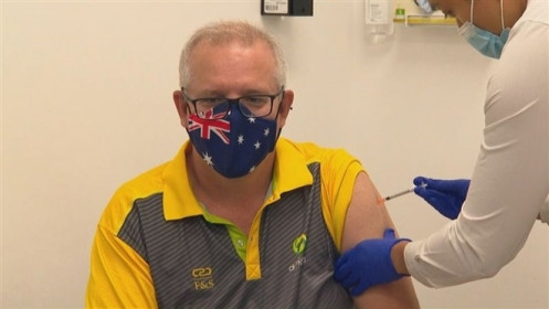Thủ tướng Australia tiêm vaccine COVID-19