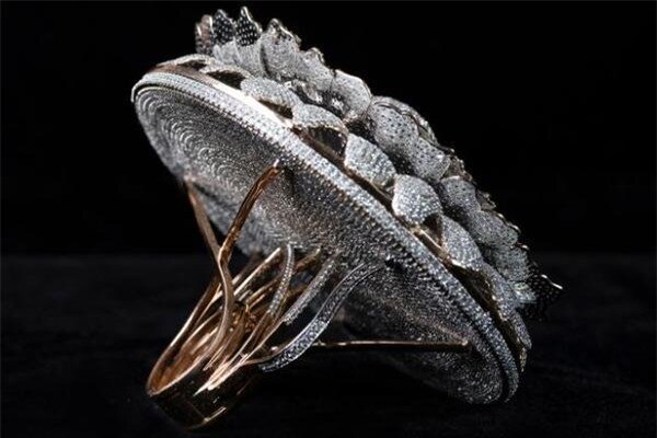 Ngắm chiếc nhẫn giành kỷ lục Guinness vì đính 12.638 viên kim cương