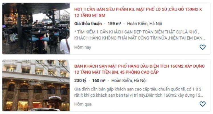 Hà Nội: Loạt khách sạn sang chảnh ở phố cổ giảm giá, đóng cửa, rao bán sau Tết
