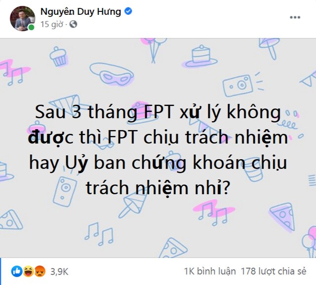 Vì sao câu hỏi "trách nhiệm" của ông Nguyễn Duy Hưng, Chủ tịch SSI dậy sóng thị trường chứng khoán?