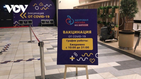 Moscow đẩy mạnh tiêm chủng vaccine ngừa Covid-19