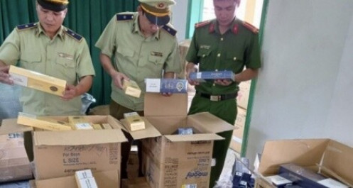 Phú Yên: Chặn đứng 10.000 bao thuốc lá hiệu 3 số 555 nhập lậu