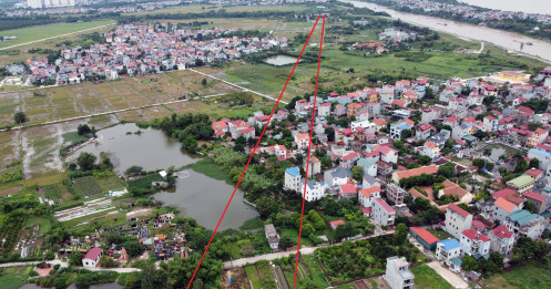 Đón quy hoạch đô thị sông Hồng: Giá đất Đông Anh tăng "thẳng đứng"