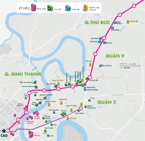 Căn hộ gần metro tại TP.HCM có tiềm năng tăng giá "khủng"