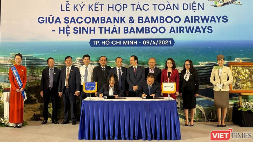 Sacombank - Bamboo Airways hợp tác toàn diện: "Hai thương hiệu - Triệu giá trị"