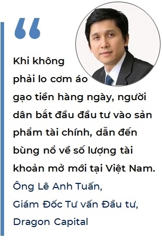 Sự "thay máu" ở thị trường chứng khoán Việt Nam