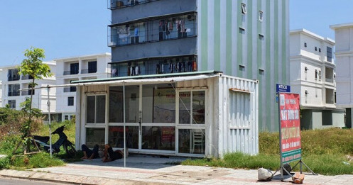 Đà Nẵng: Tháo dỡ lều quán, container, ki ốt giao dịch bất động sản trái phép