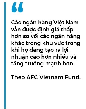 Cổ phiếu của các ngân hàng Việt Nam xứng đáng với mức định giá cao hơn