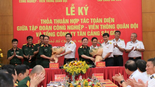 Tân Cảng Sài Gòn và Viettel ký thỏa thuận hợp tác toàn diện