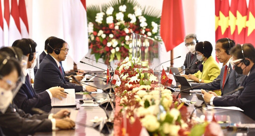 Việt Nam - Indonesia coi trọng việc sớm hoàn tất đàm phán ranh giới vùng đặc quyền kinh tế