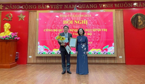Trao quyết định điều động ông Nguyễn Hải Ninh làm Bí thư Tỉnh ủy Khánh Hòa
