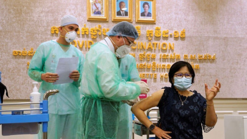 Campuchia triển khai tiêm vaccine Covid-19 ở thủ đô Phnom Penh