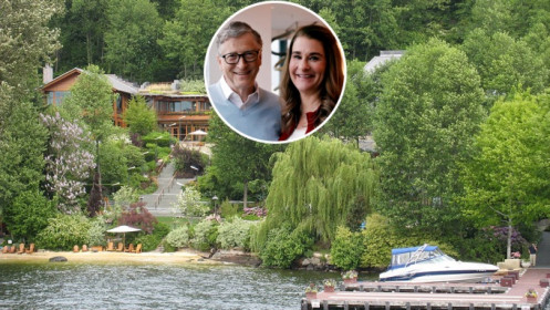 “Choáng” với danh mục bất động sản “khổng lồ” của vợ chồng Bill Gates
