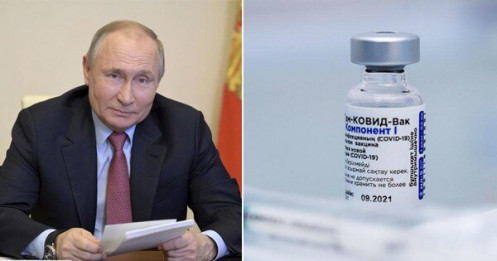 Ông Putin ví vắc xin COVID-19 mới của Nga với súng trường Kalashnikov
