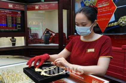 Giá vàng sáng 10/5 giao dịch trên mốc 56 triệu đồng/lượng