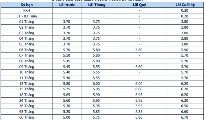 Lãi suất ngân hàng hôm nay 10/5: Bản Việt niêm yết kỳ hạn 12 tháng 6,2%/năm