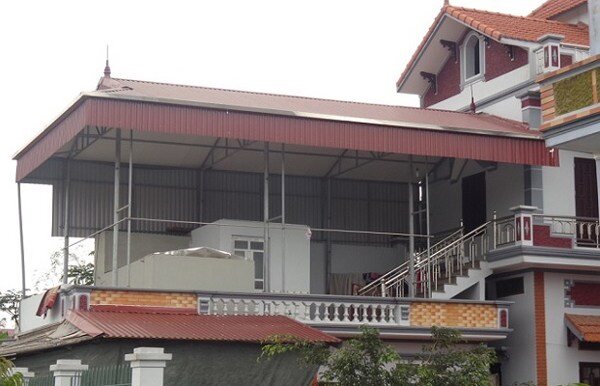 7 mẫu mái che sân thượng đẹp hiện nay
