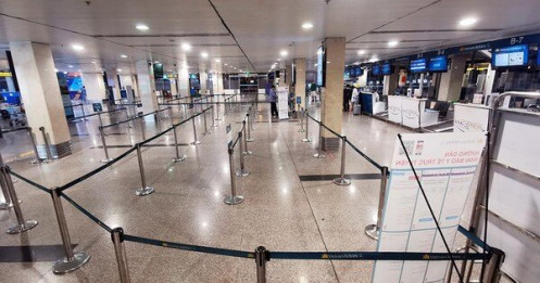 Sân bay Nội Bài, Tân Sơn Nhất vắng tanh sau khi TPHCM thực hiện giãn cách xã hội